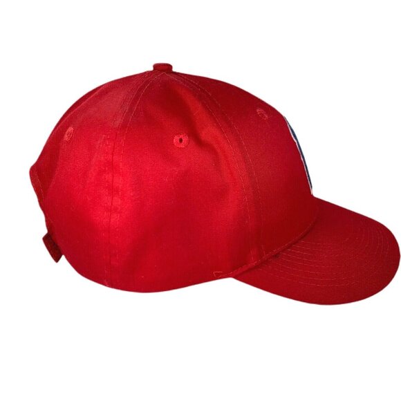 Los Angeles LA Angels Team MLB Red Hat Cap OC Sports Adjustable Closure Baseball - Picture 2 of 7